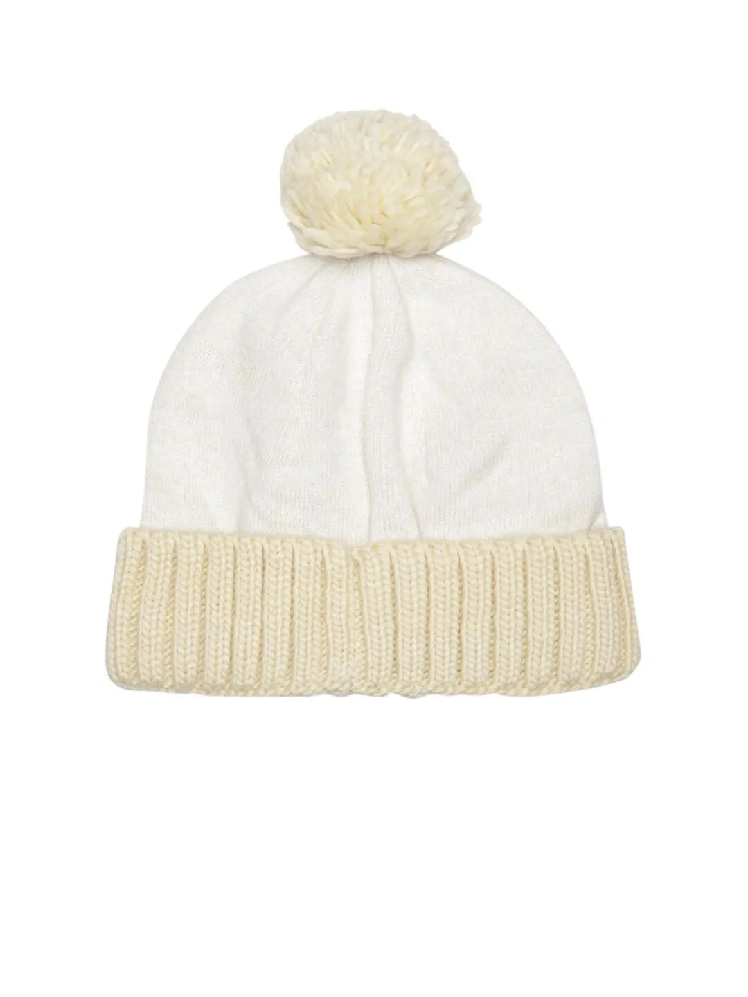 Columbia Unisex White Sweater Weather Pom Beanie