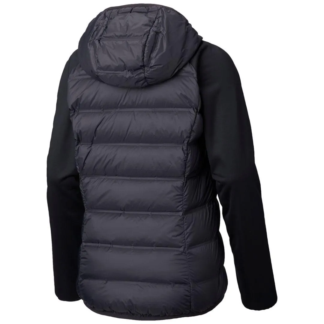 Columbia Women Black Heat Seal Explorer Falls Hybrid Down Jacket