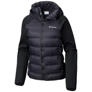 Columbia Women Black Heat Seal Explorer Falls Hybrid Down Jacket