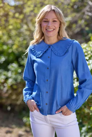 Cream Womens Kami Shirt - blue