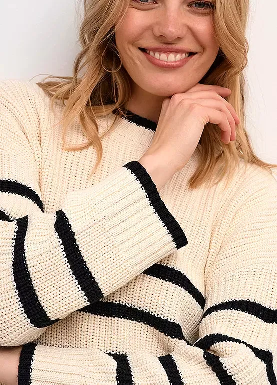 Cream Womens Muka Jumper - Navy/white