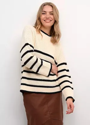Cream Womens Muka Jumper - Navy/white