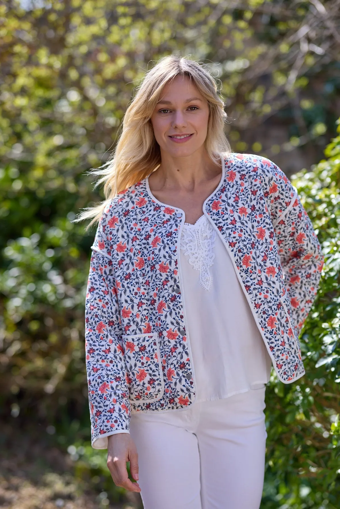 Cream Womens Naomi Jacket - Multi
