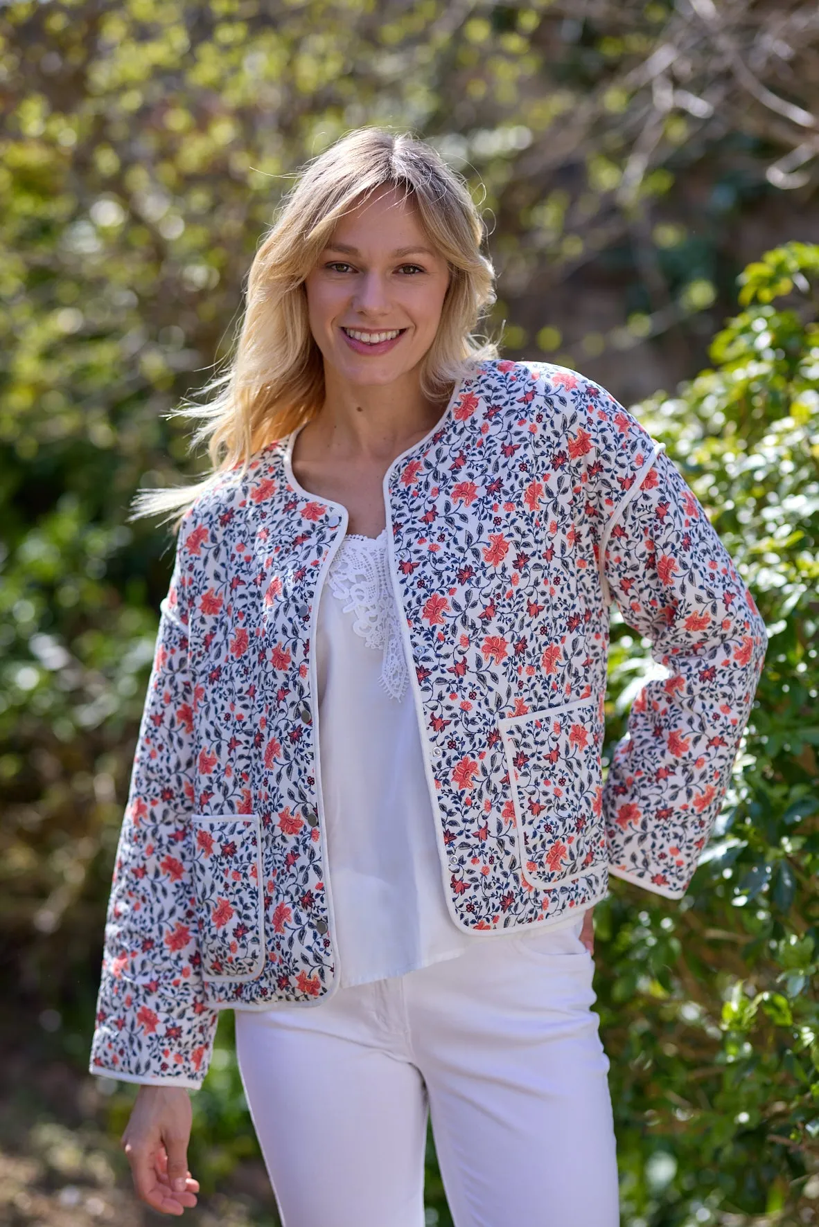 Cream Womens Naomi Jacket - Multi