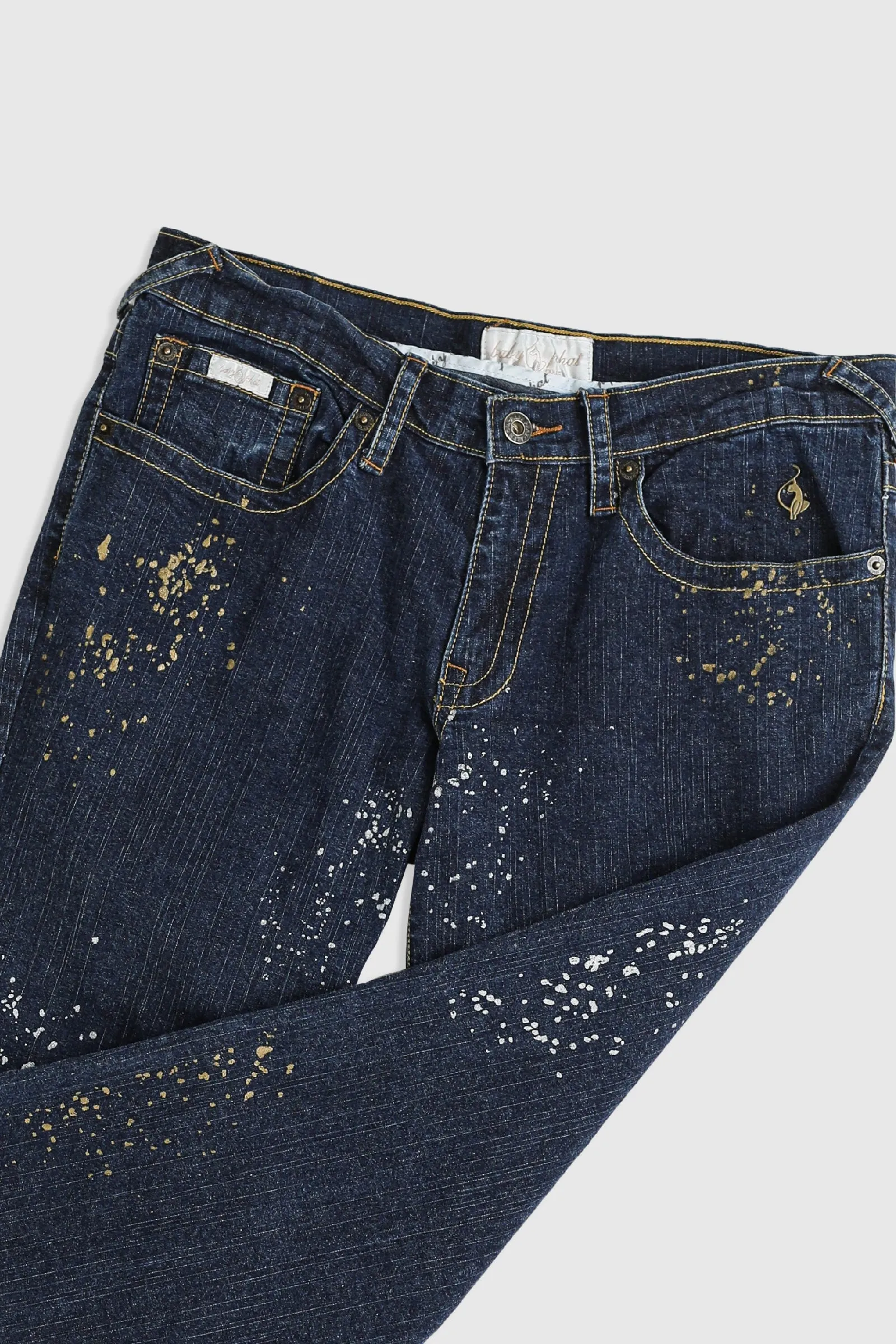 Deadstock Baby Phat Splatter Denim Pants Frankie