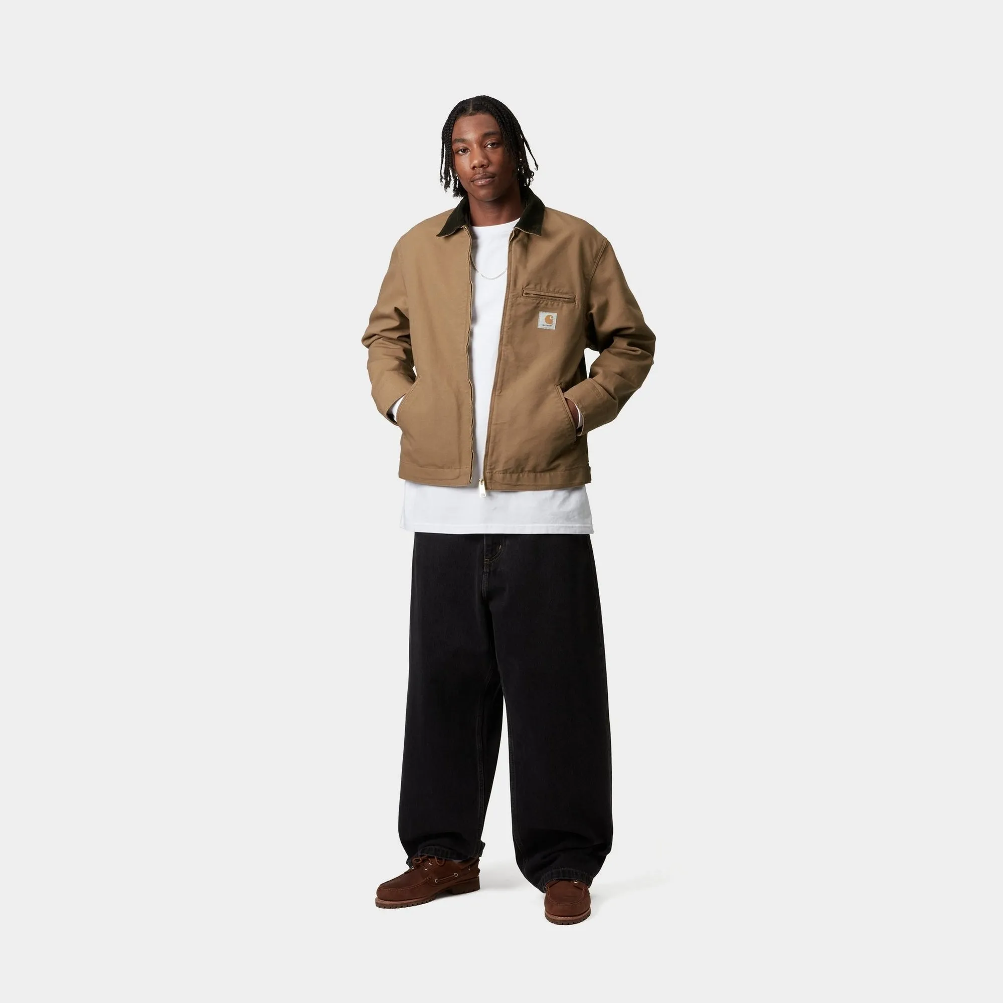 Detroit Jacket (Spring) | Hamilton Brown / Tobacco (rinsed) Carhartt WIP