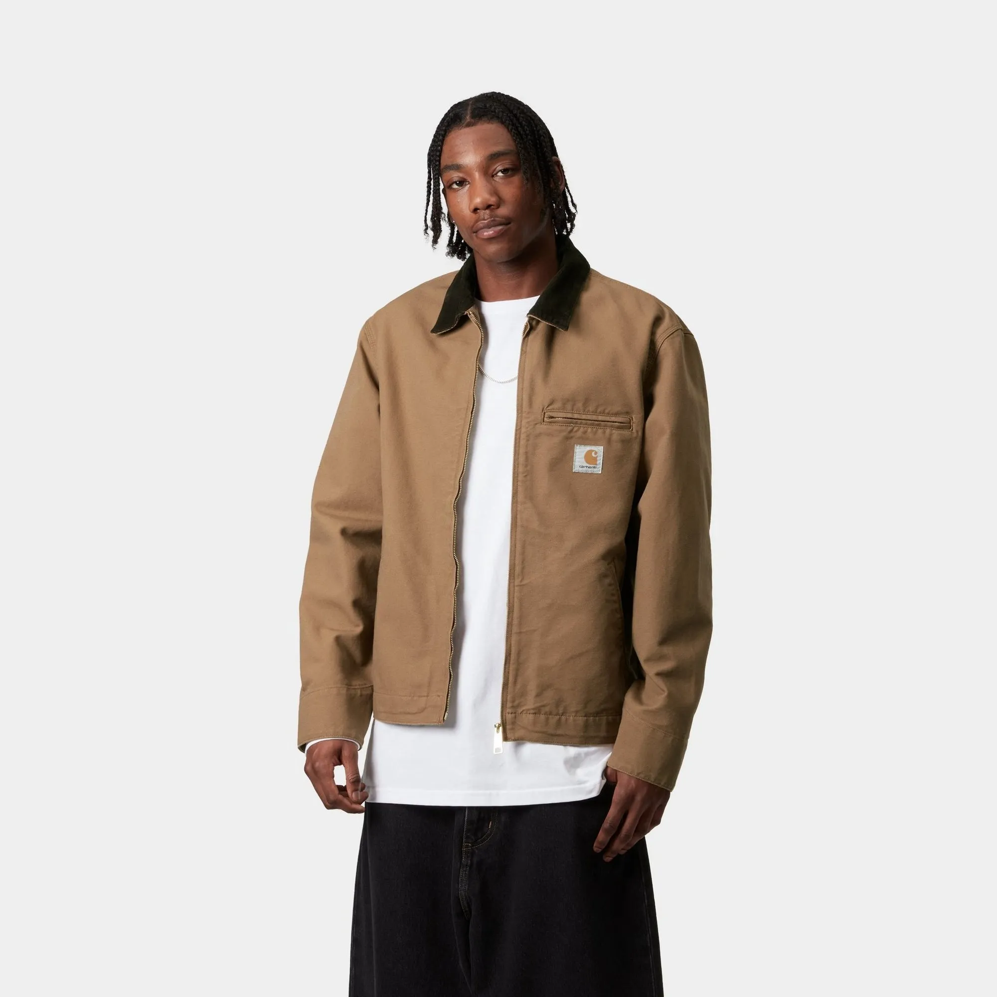 Detroit Jacket (Spring) | Hamilton Brown / Tobacco (rinsed) Carhartt WIP