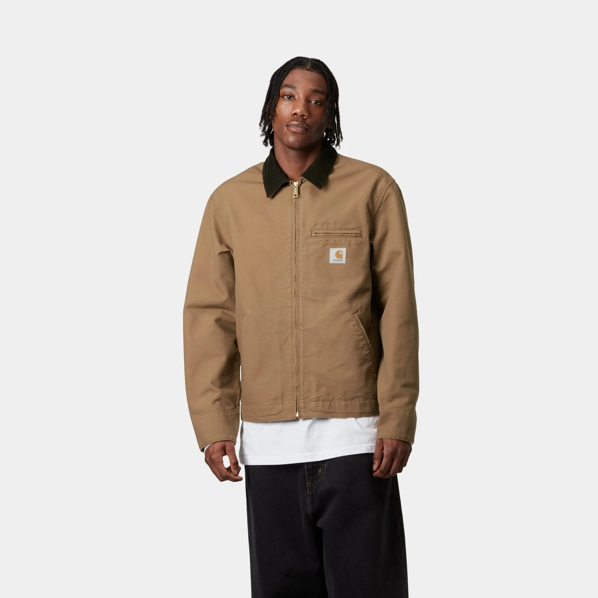 Detroit Jacket (Spring) | Hamilton Brown / Tobacco (rinsed) Carhartt WIP