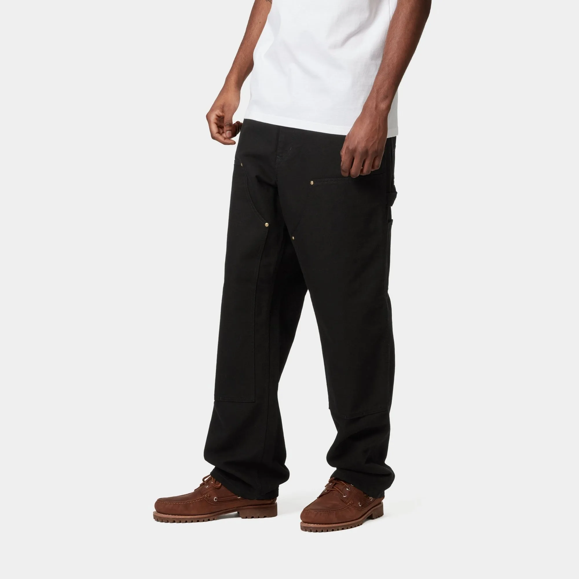 Double Knee Pant | Black (rinsed) Carhartt WIP