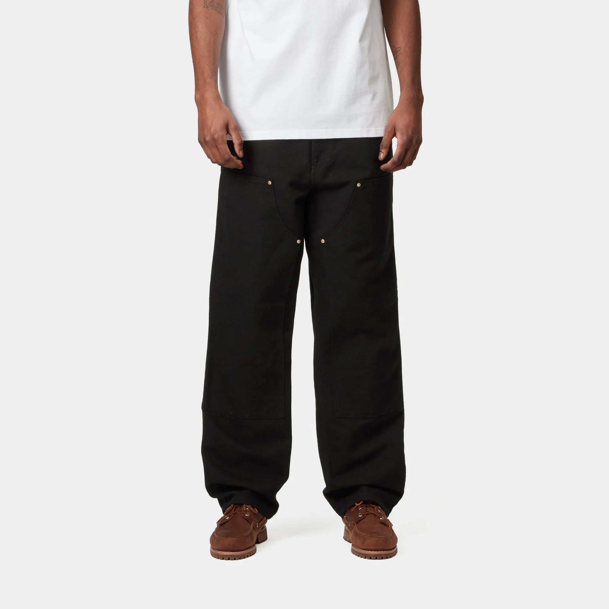 Double Knee Pant | Black (rinsed) Carhartt WIP