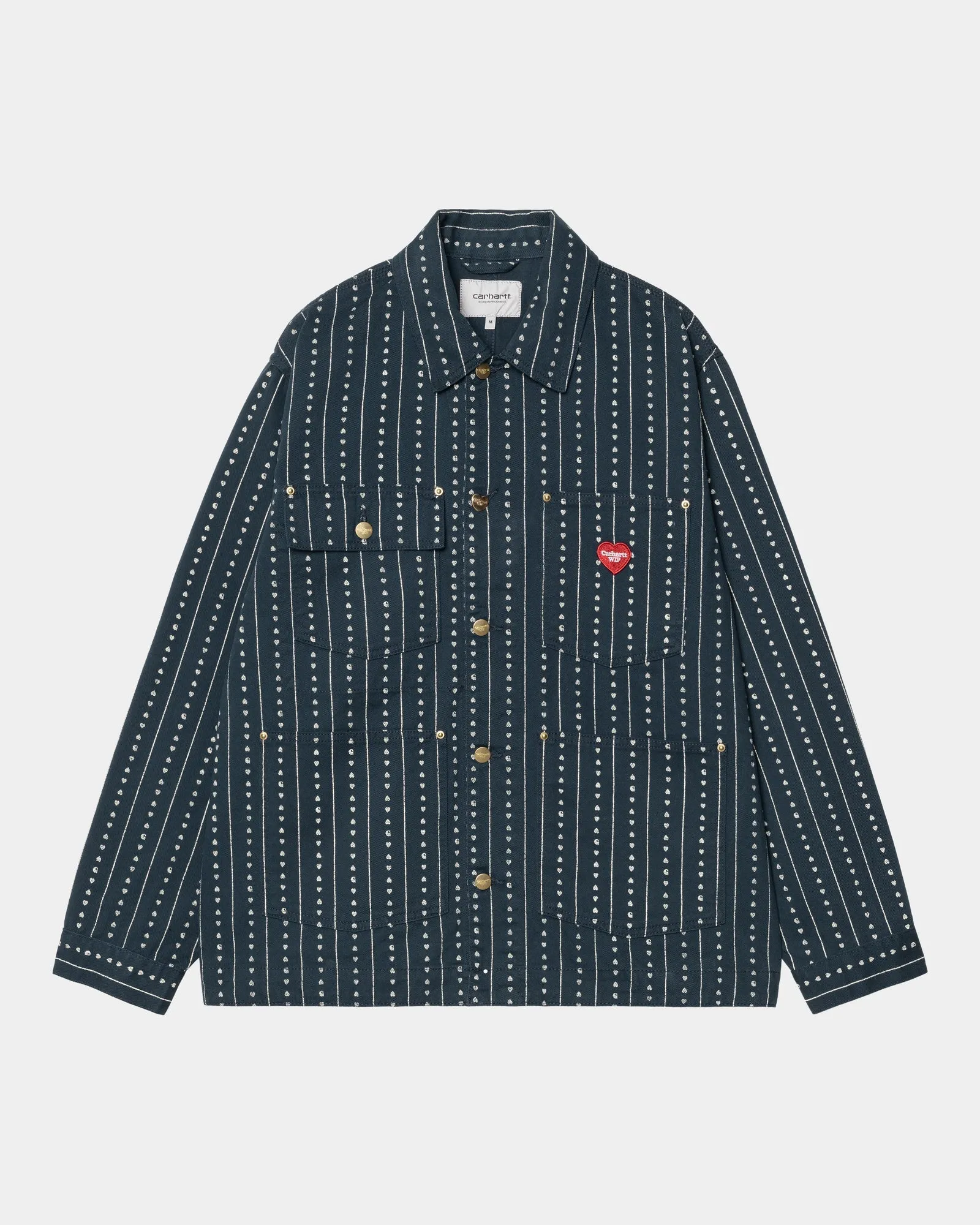 Drewe Chore Coat | Ink / Natural Heart C Pinstripe Carhartt WIP