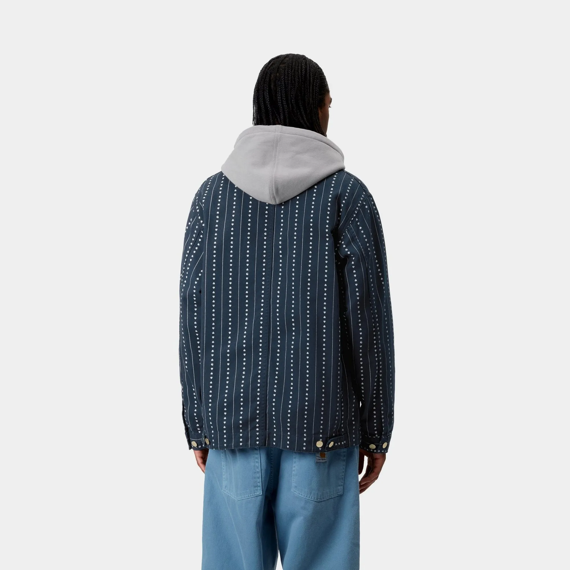 Drewe Chore Coat | Ink / Natural Heart C Pinstripe Carhartt WIP