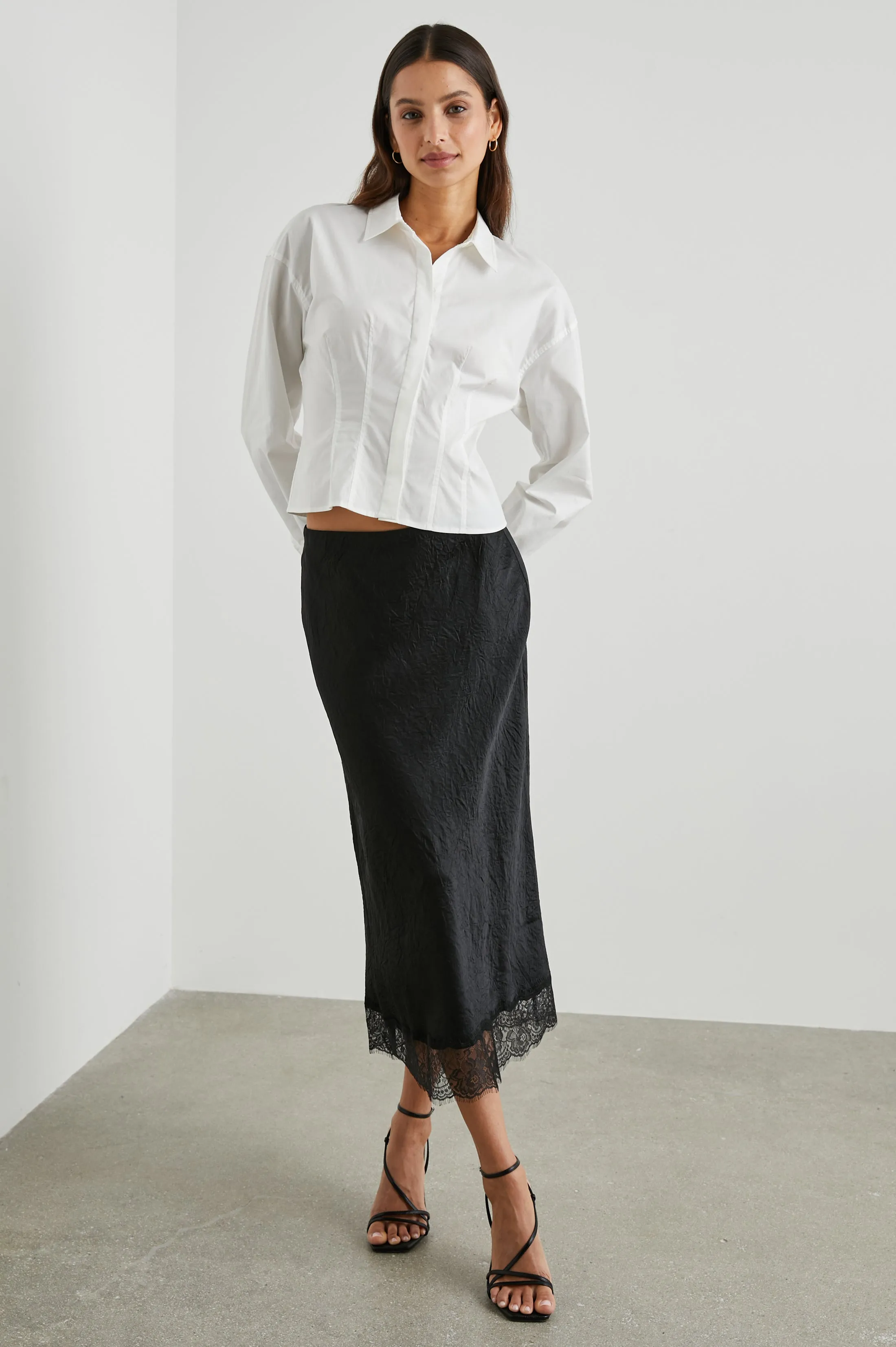 EBONY SKIRT - BLACK Rails