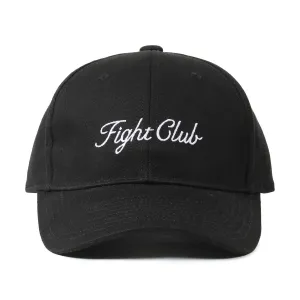 Fight Club 6 Panel Cap 'Black'
