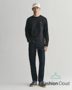 Gant Mens Slim Gant Jeans Dark Blue and Dark Blue Worn