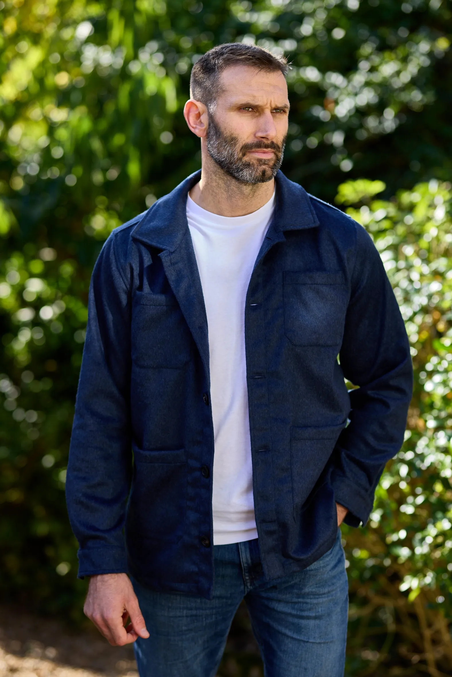 Gun Hill Mens Norton Wool Overshirt - 4 colours