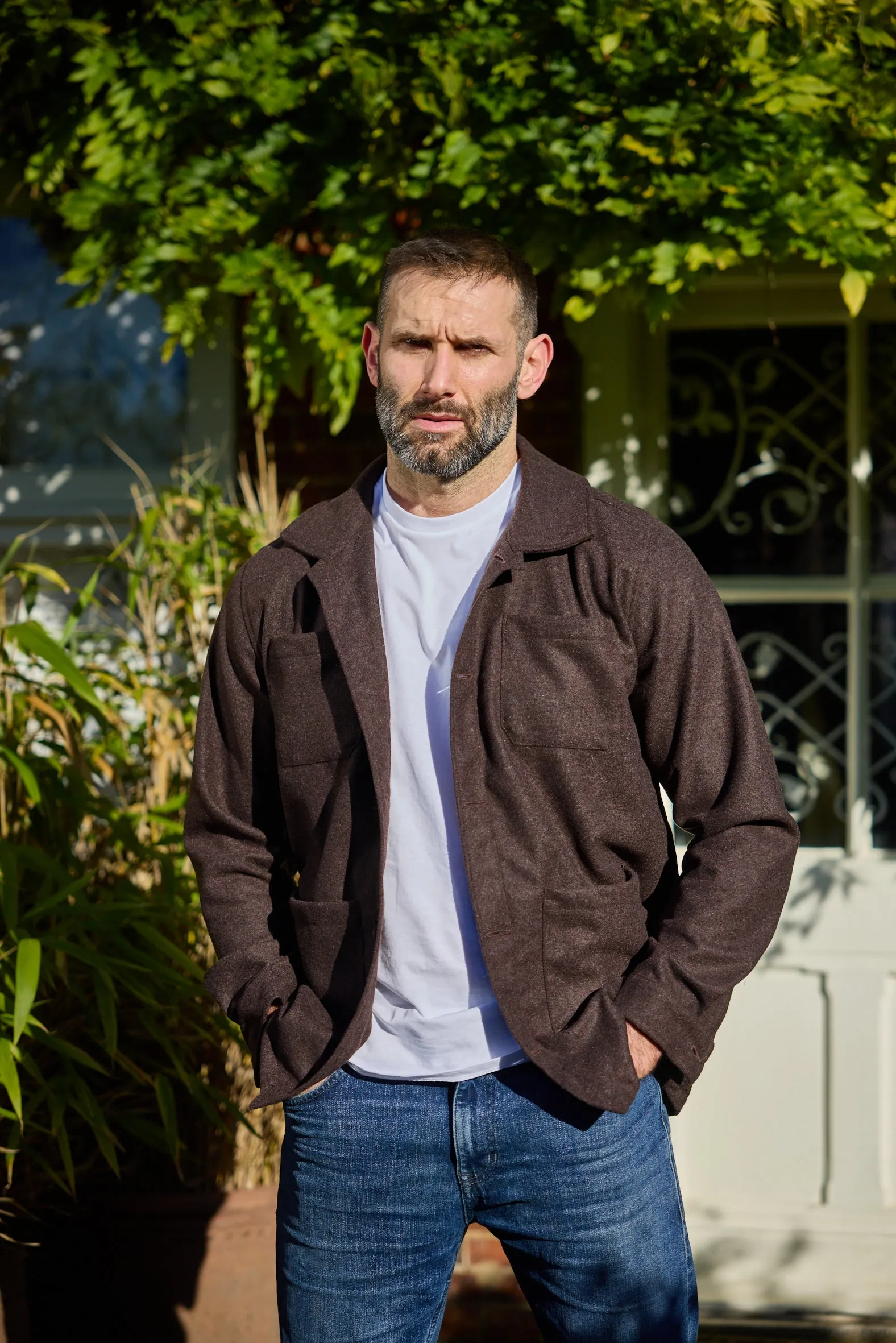 Gun Hill Mens Norton Wool Overshirt - 4 colours