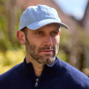 Gun Hill Mens Organic Faded Cap - Black or Aqua