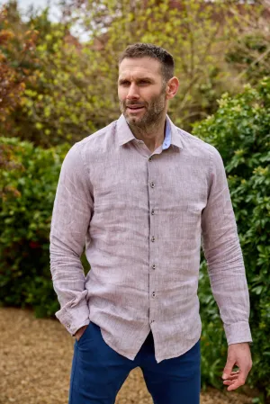Gun Hill Mens Poros shirt - Sand