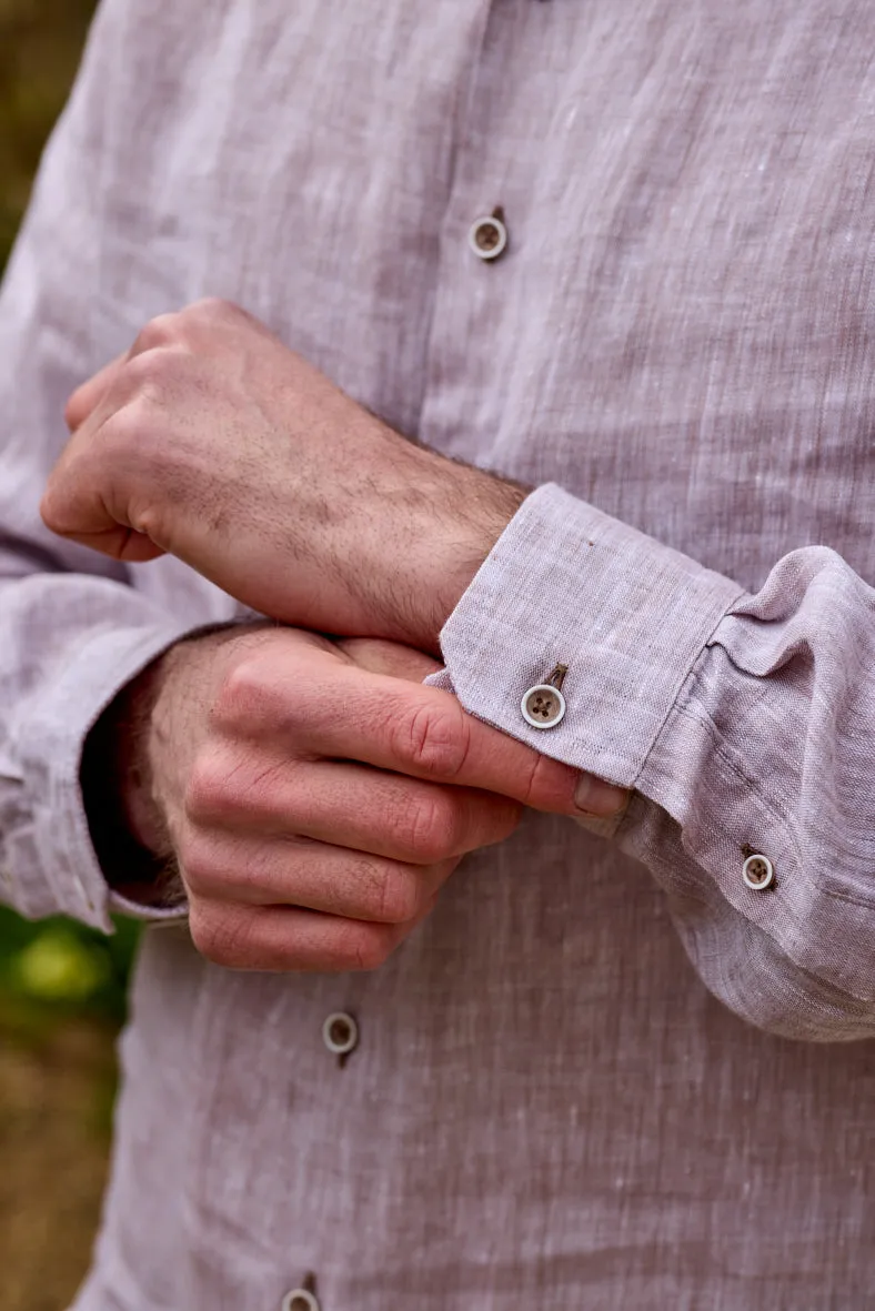 Gun Hill Mens Poros shirt - Sand