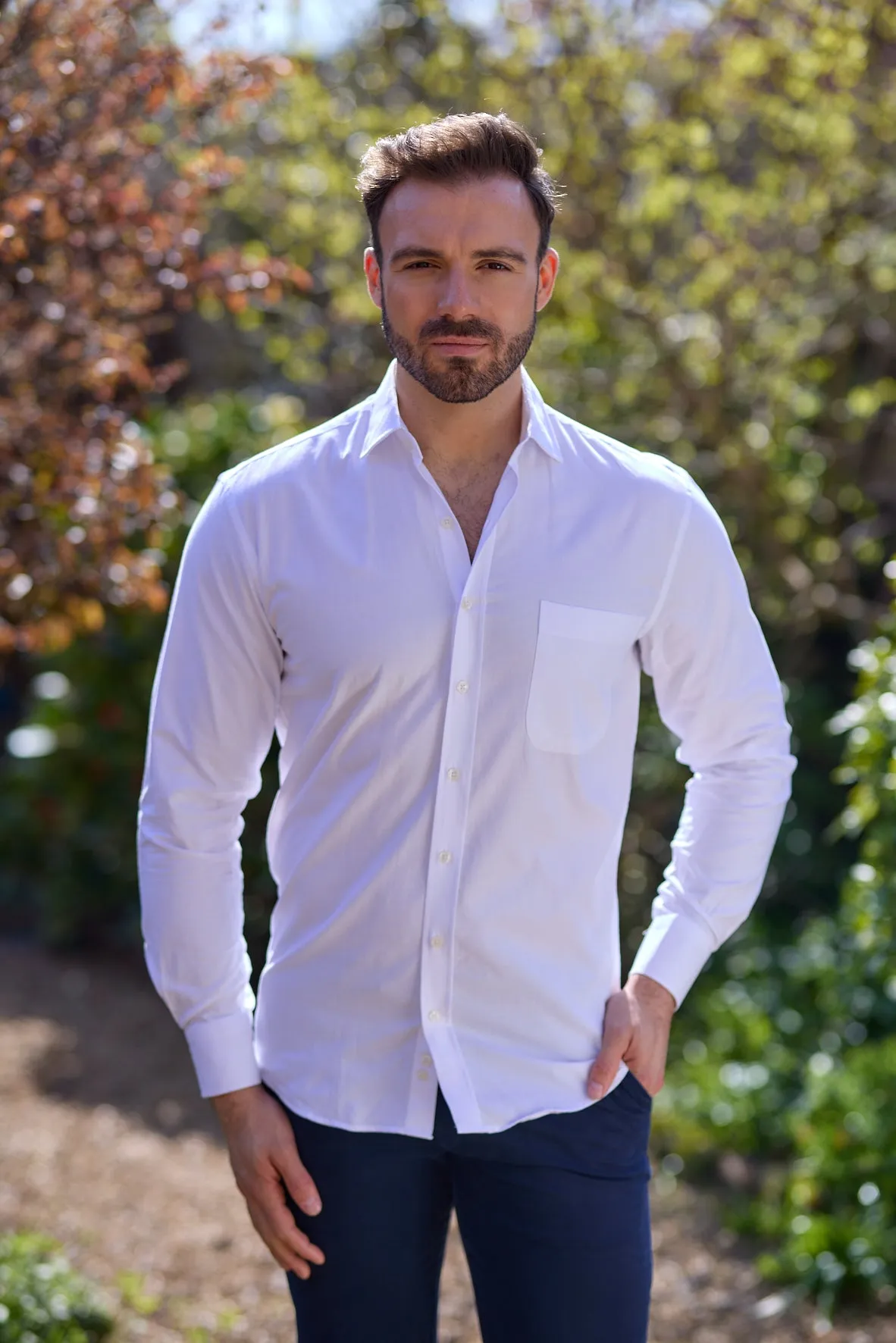 Gun Hill Mens Tiffey Classic shirt - White