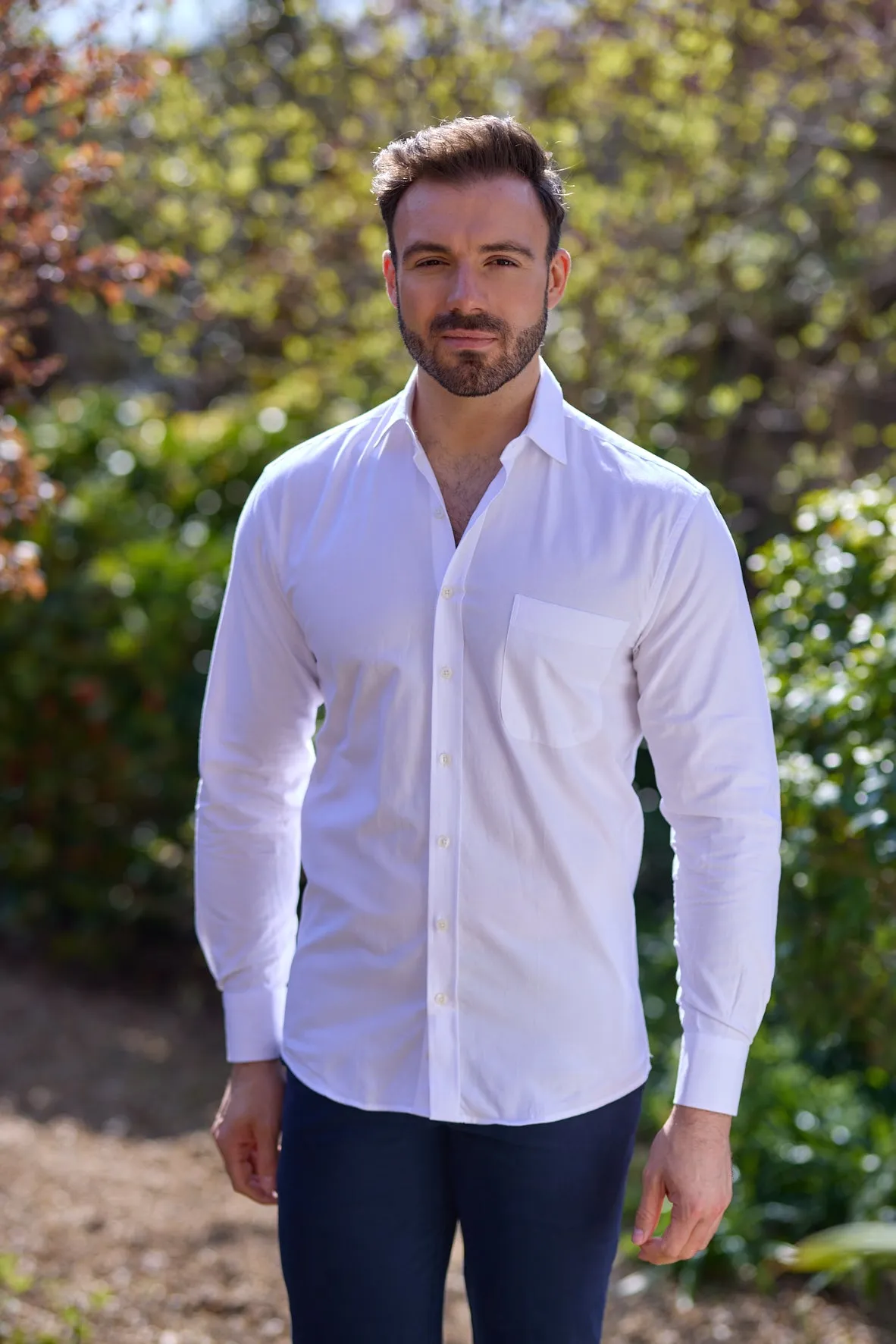 Gun Hill Mens Tiffey Classic shirt - White