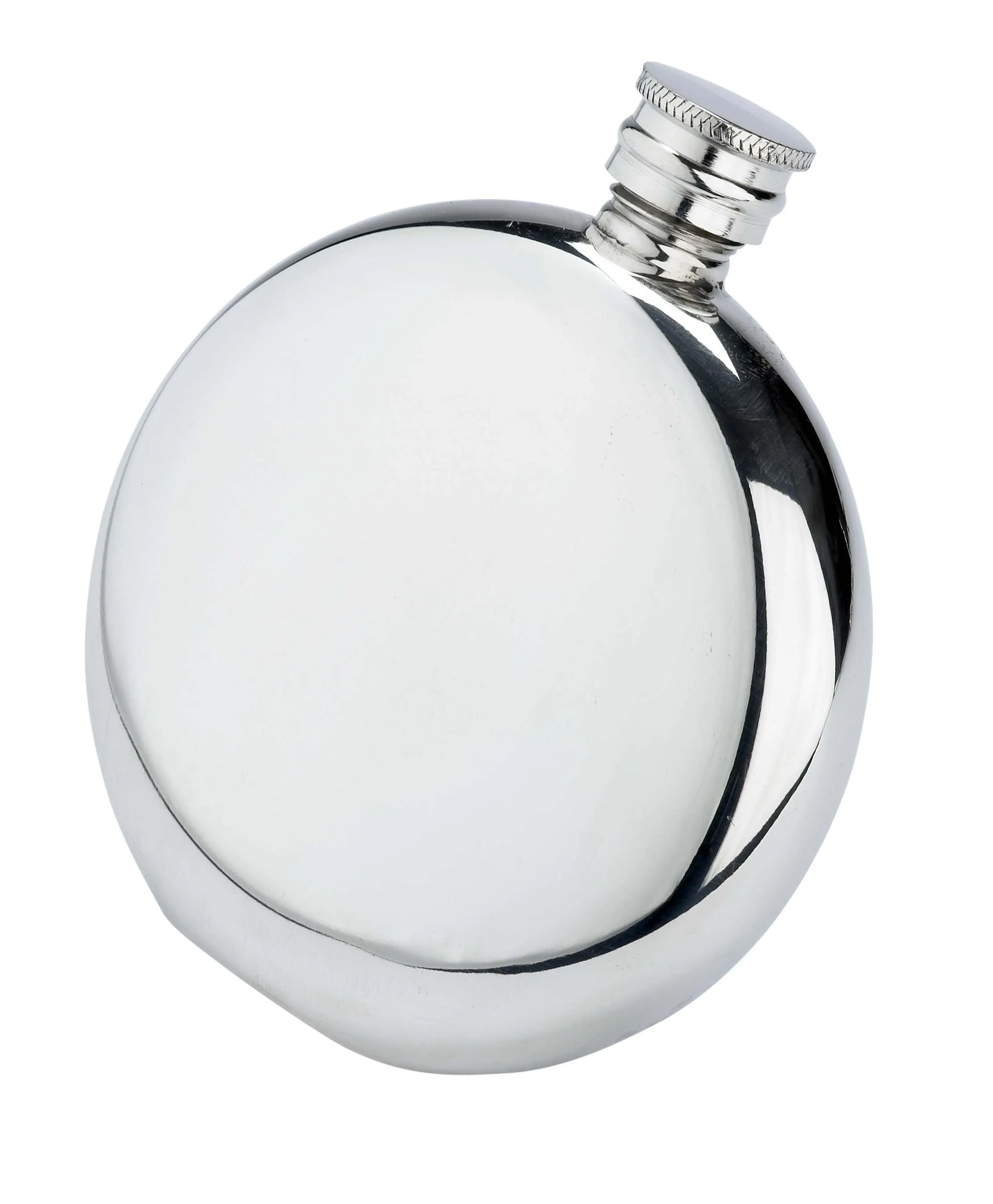 Gun Hill Plain round 6oz hip flask