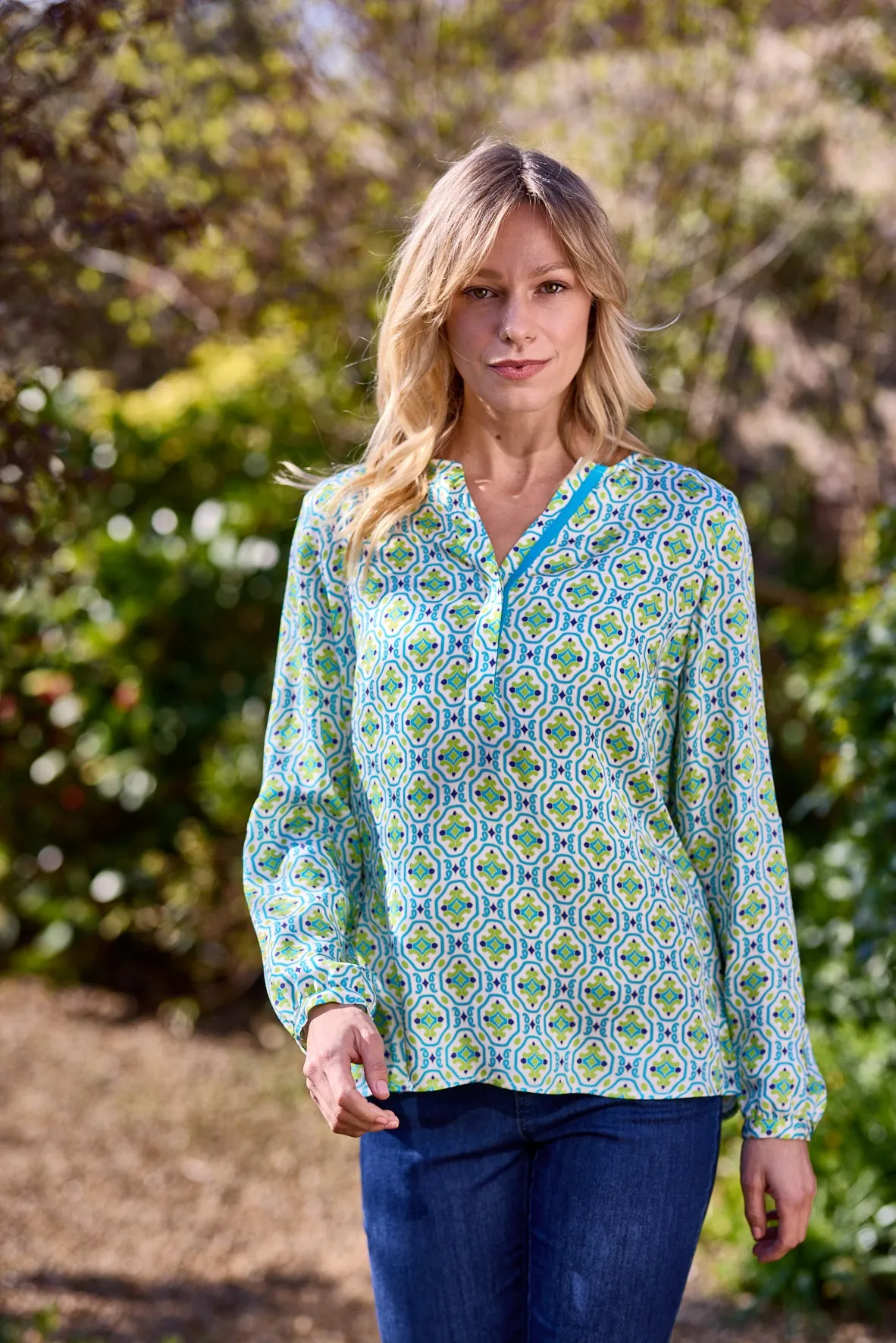 Gun Hill Womens Galilea Top - Green