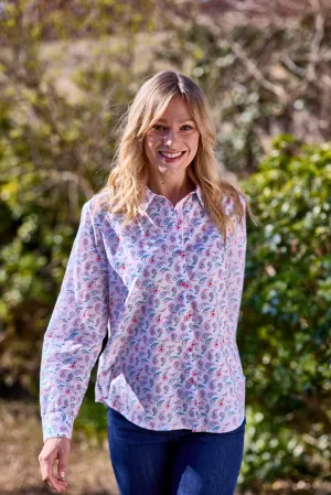 Gun Hill Womens Hinojo Shirt - White multi