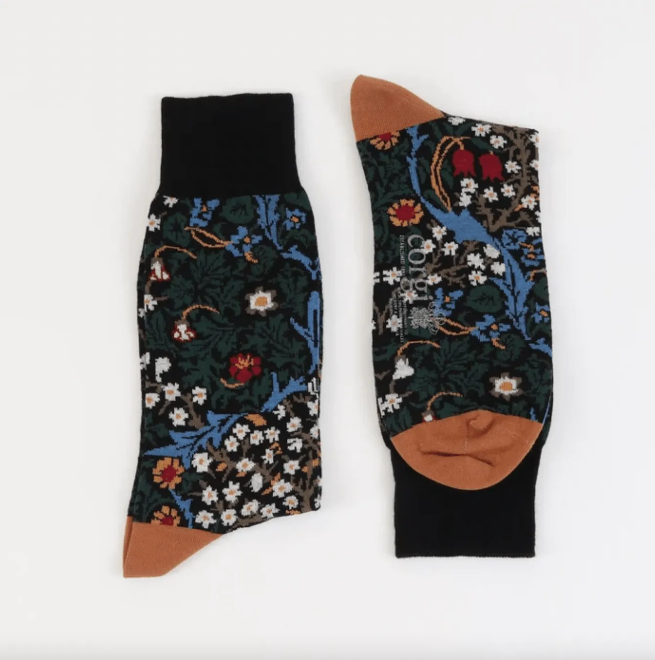 Gun Hilll Socks - Limited edition Corgi X William Morris