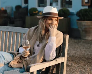 Hicks & Brown Womens Aldeburgh Fedora - Natural or Cream