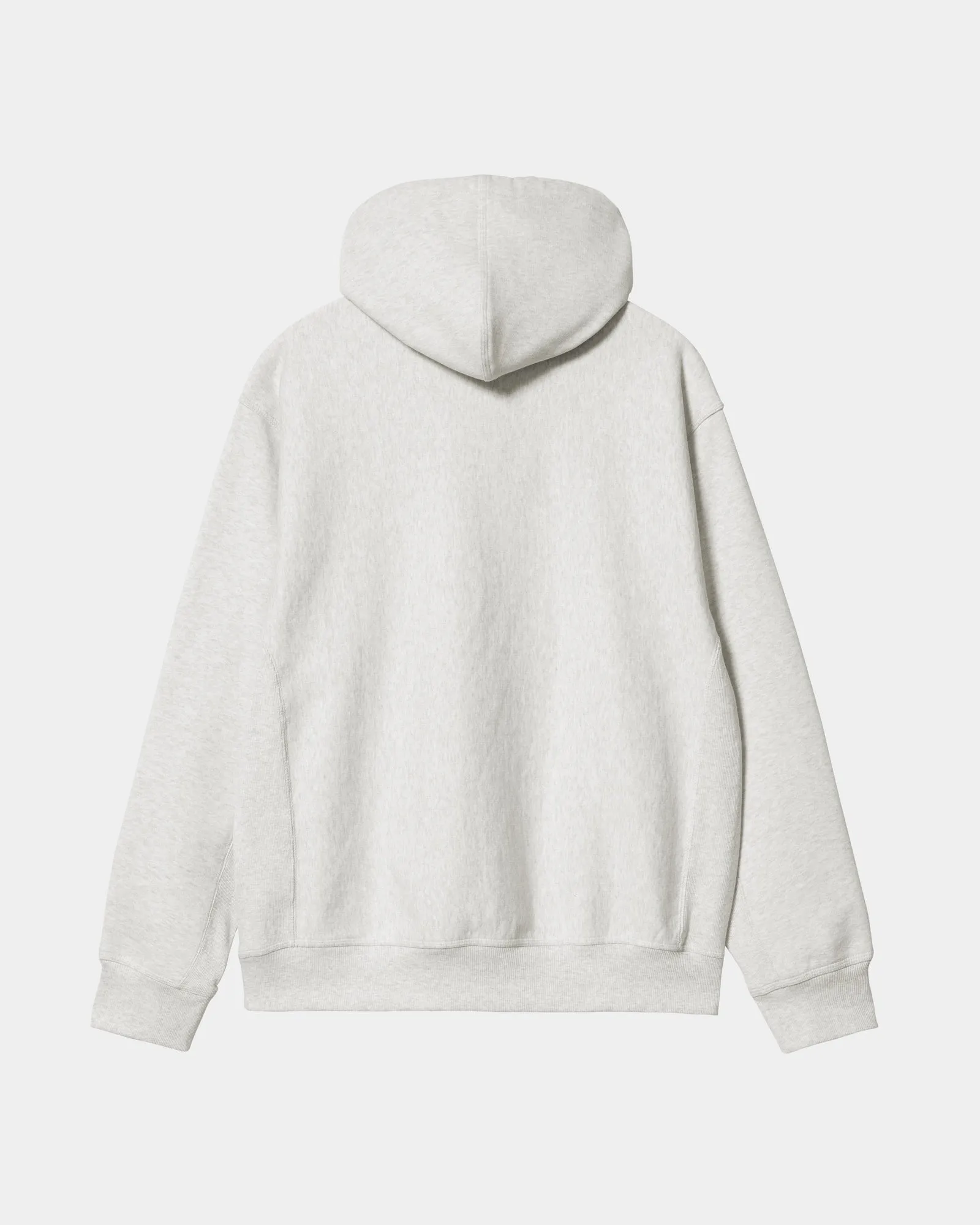 Hooded American Script Sweatshirt | Ash Heather Carhartt WIP
