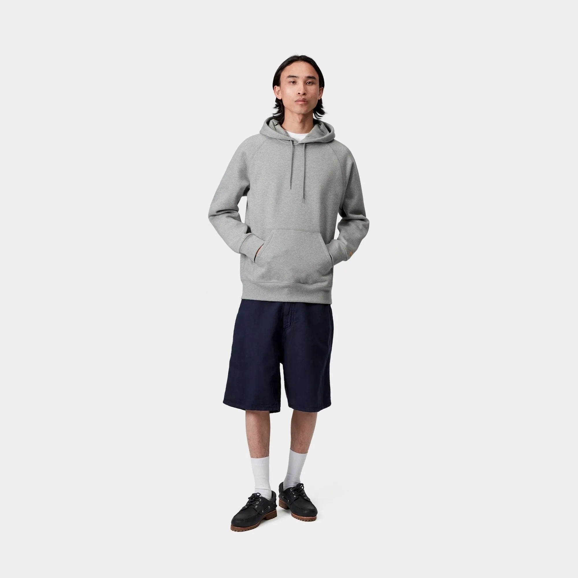 Hooded Chase Sweatshirt | Grey Heather Carhartt WIP