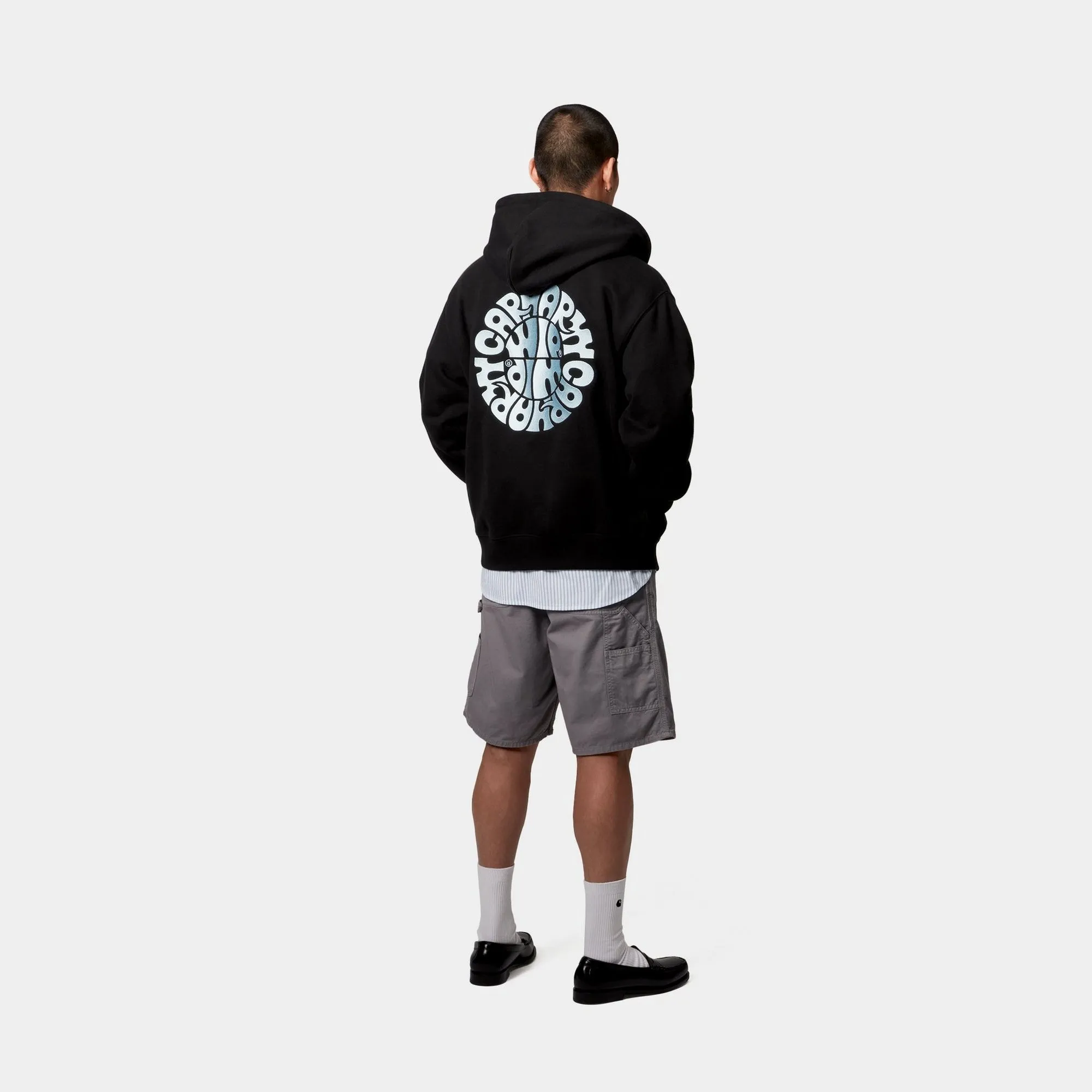 Hooded Jazzy Sweat Jacket | Black / Air Sky Carhartt WIP