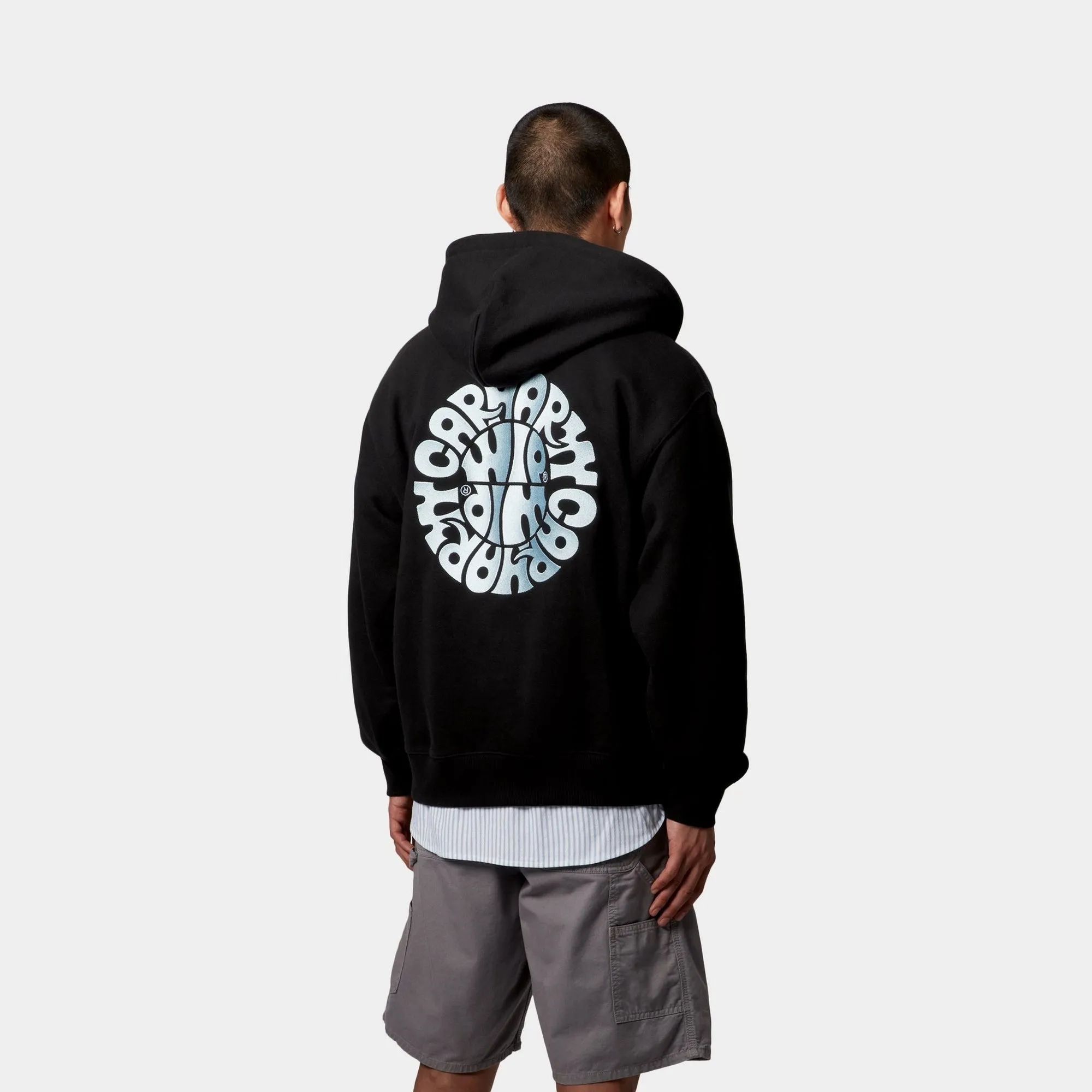 Hooded Jazzy Sweat Jacket | Black / Air Sky Carhartt WIP