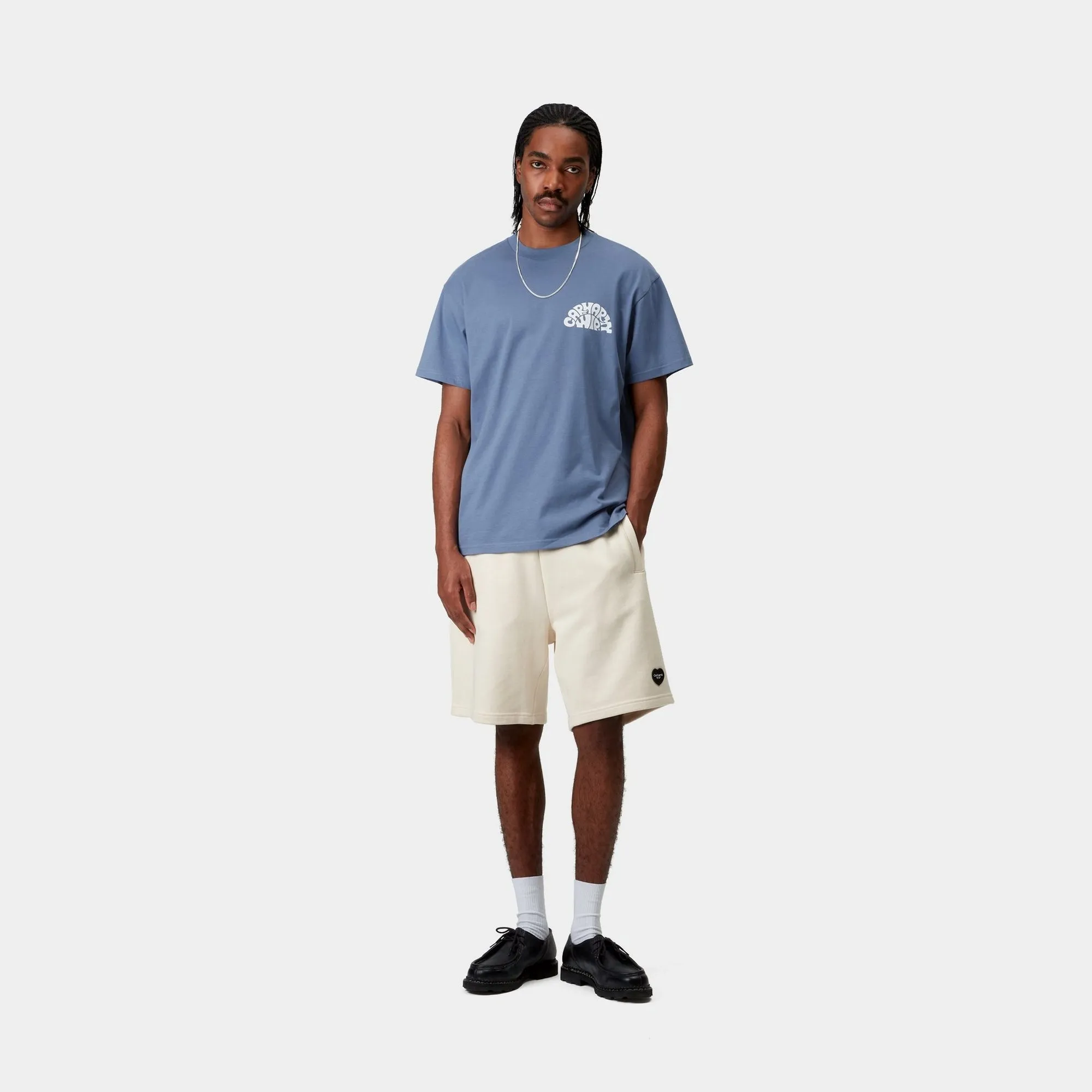 Jazzy T-Shirt | Blue Iris / White Carhartt WIP