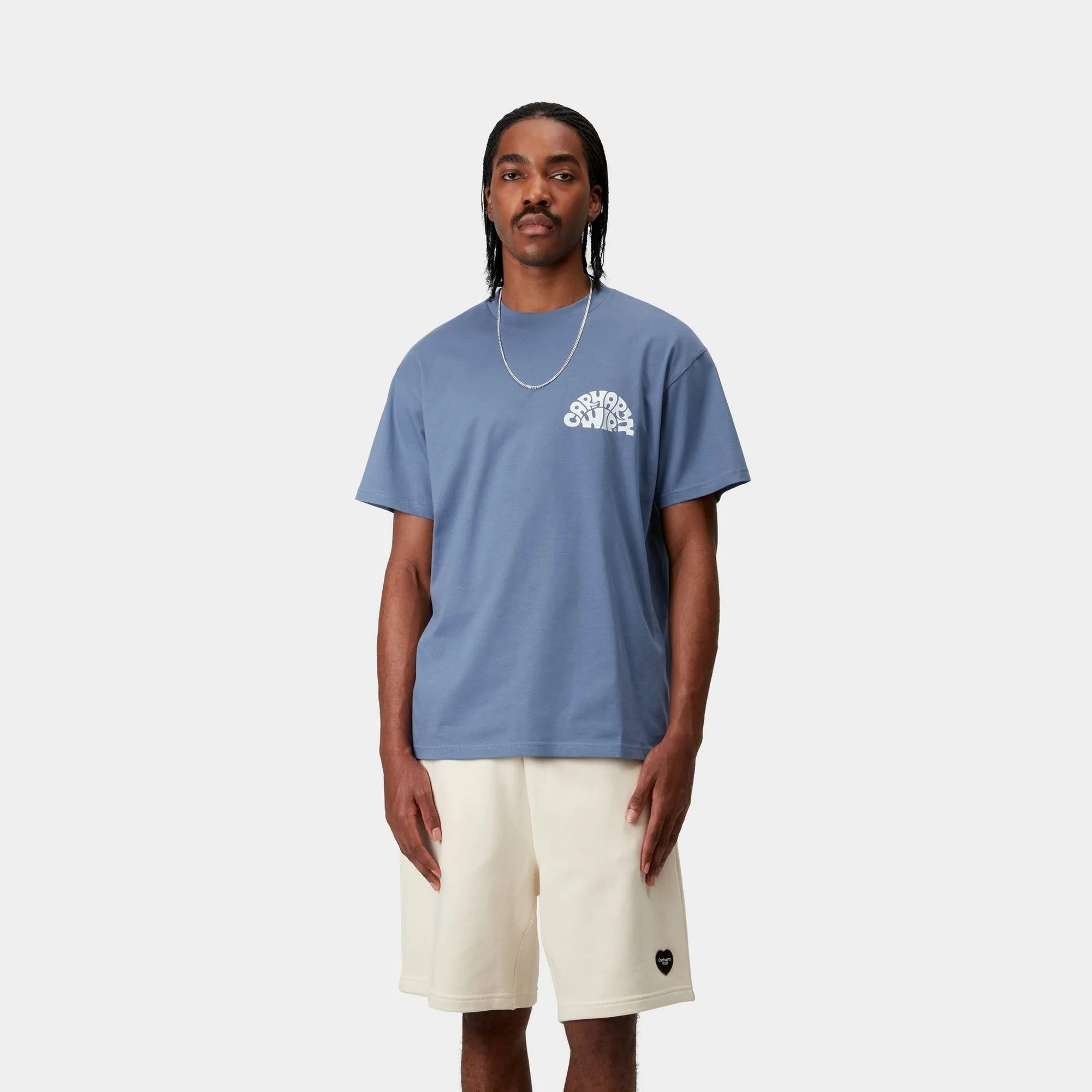 Jazzy T-Shirt | Blue Iris / White Carhartt WIP