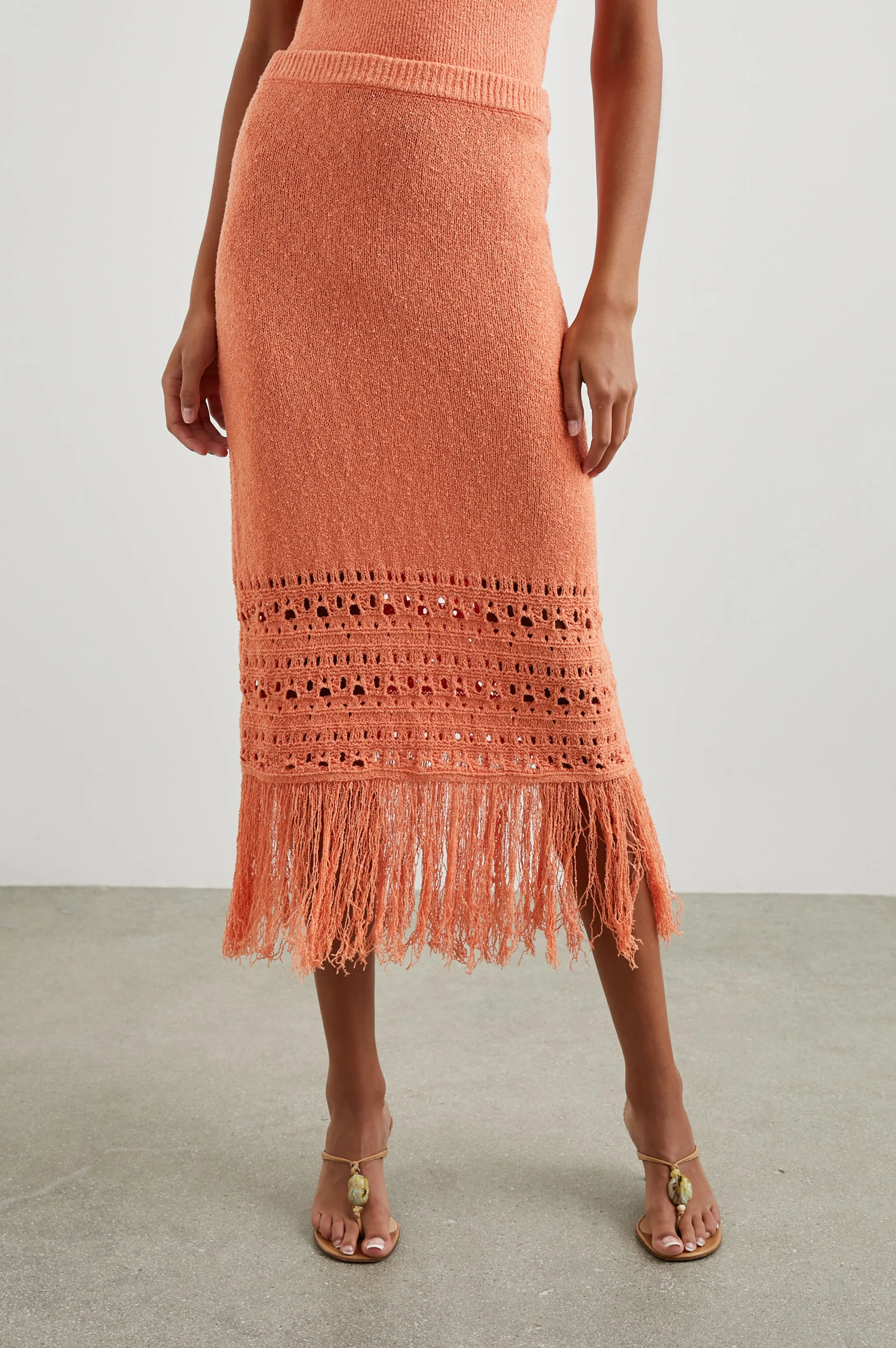 KAJA SKIRT - PERSIMMON Rails