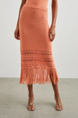 KAJA SKIRT - PERSIMMON Rails