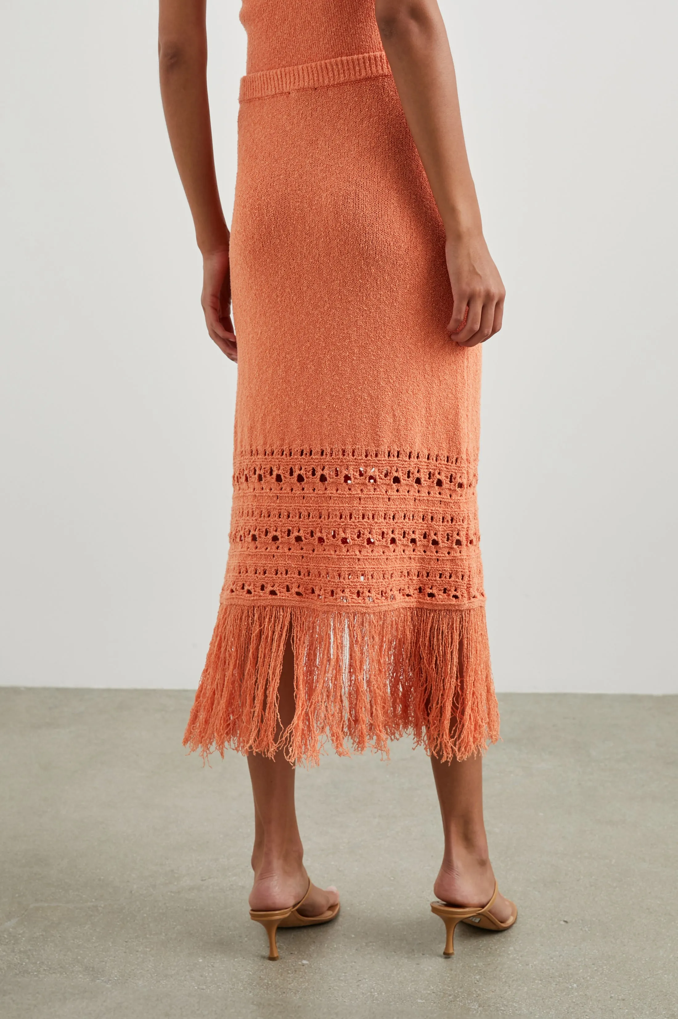 KAJA SKIRT - PERSIMMON Rails