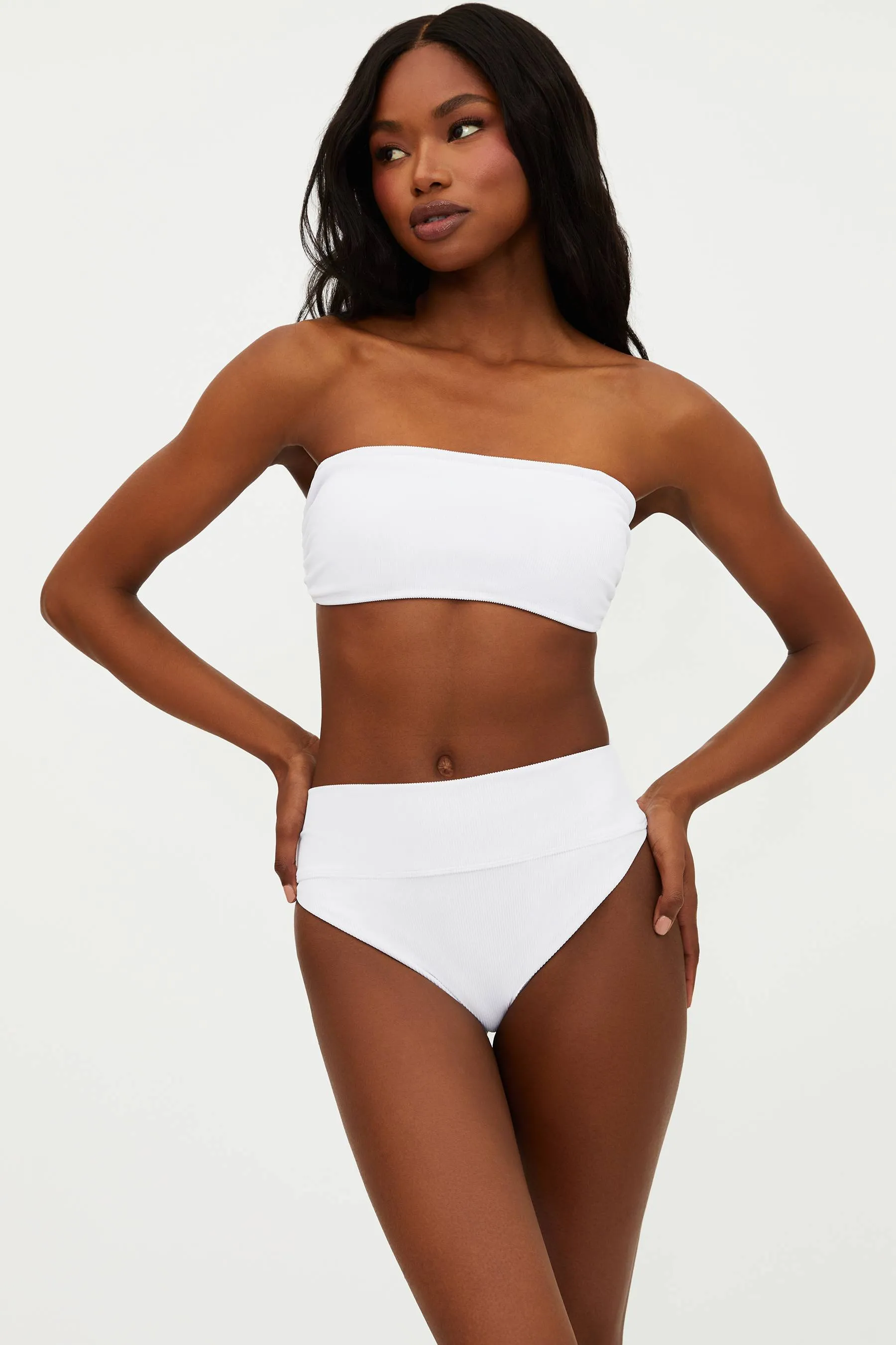 Kelsey Top White Beach Riot
