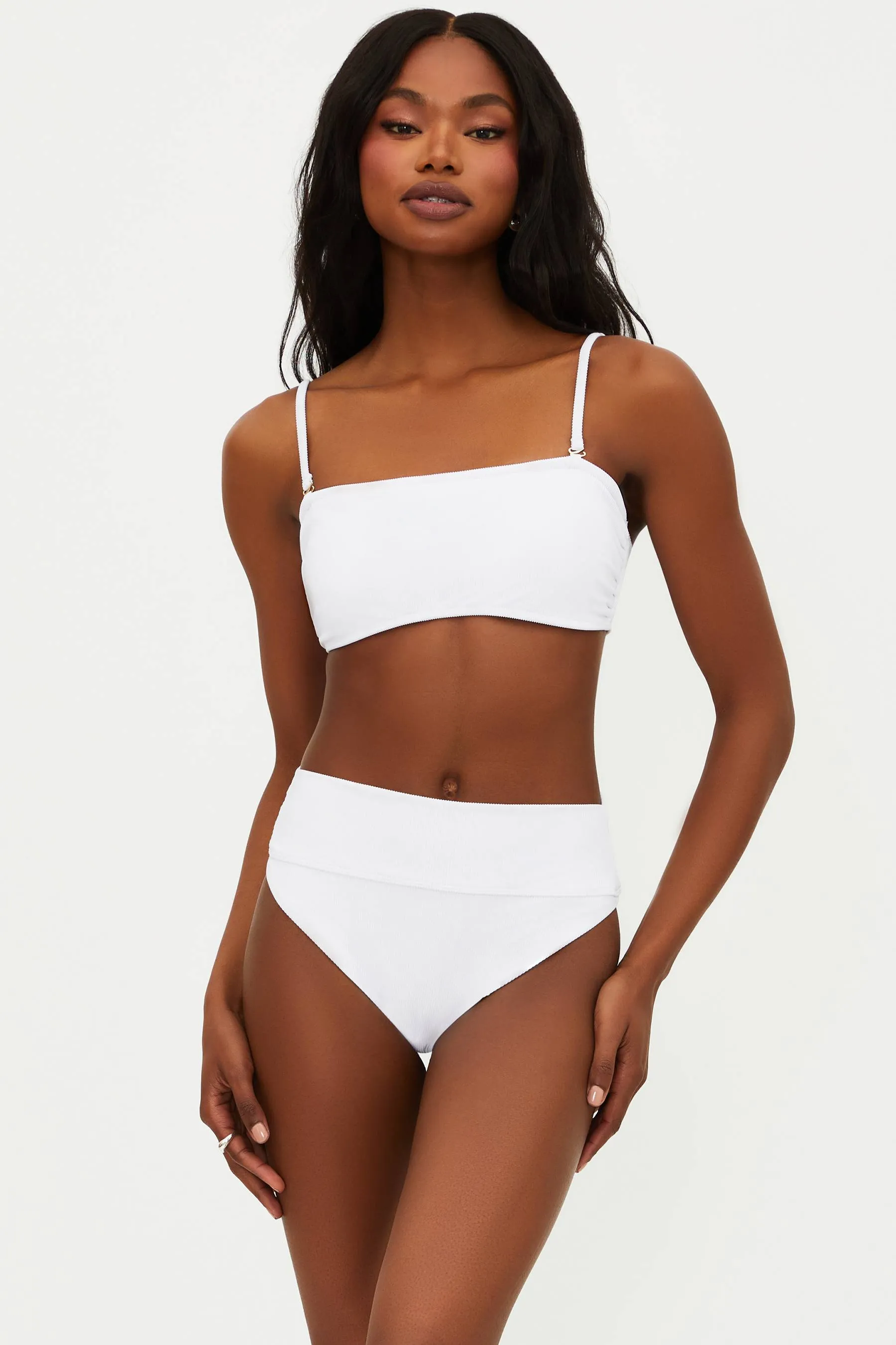 Kelsey Top White Beach Riot