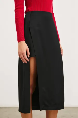 KIRA SKIRT - BLACK Rails