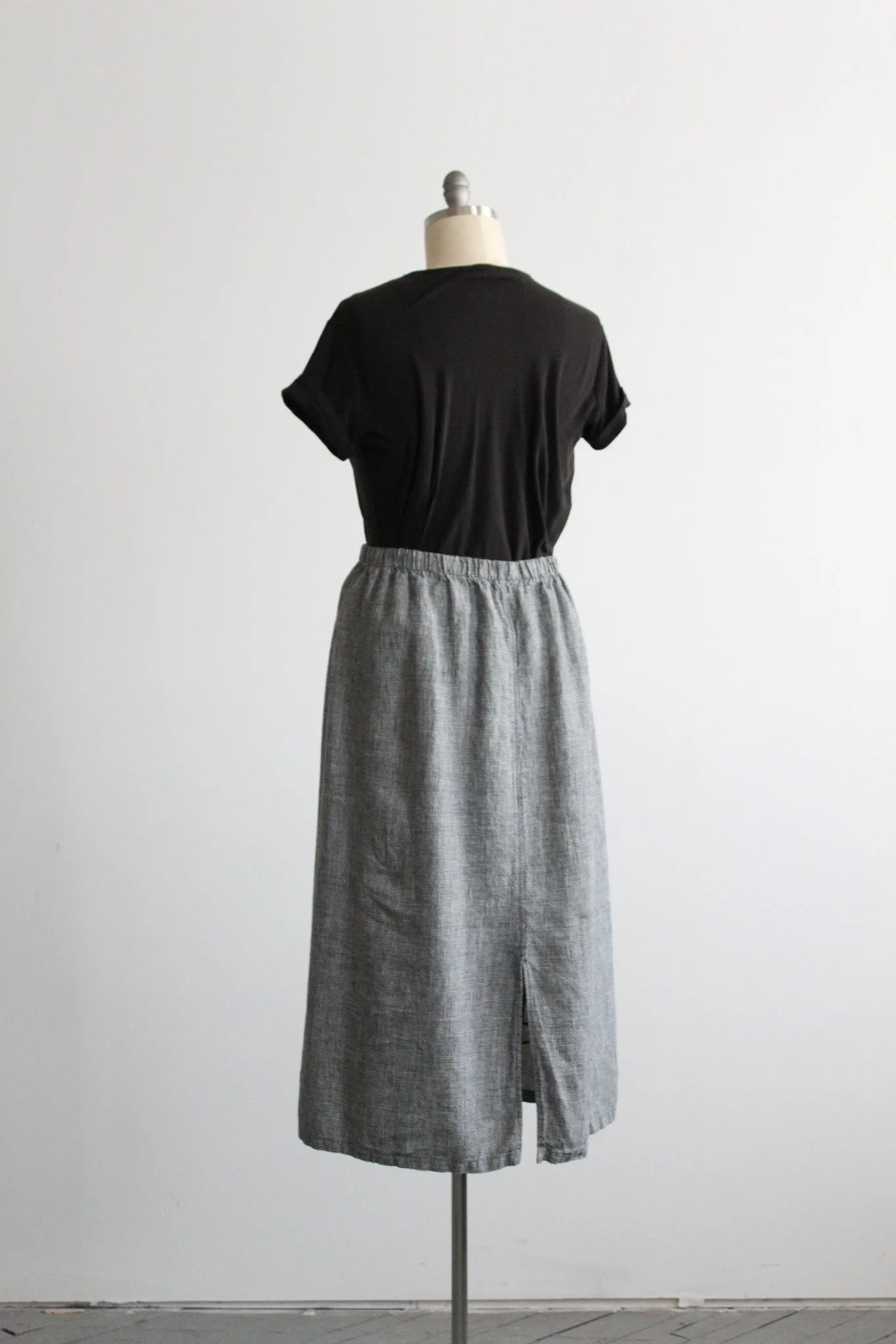 linen gingham dress set 1920 Vintage