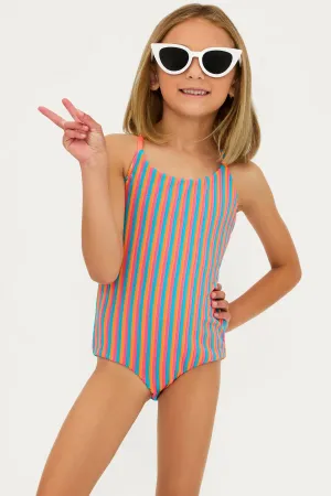 Little Julia One Piece Petal Stripes Beach Riot