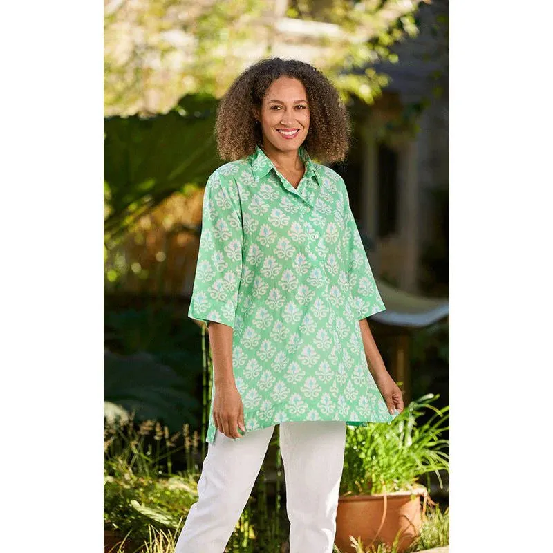 Luella Womens Maya Tunic - Green or blue