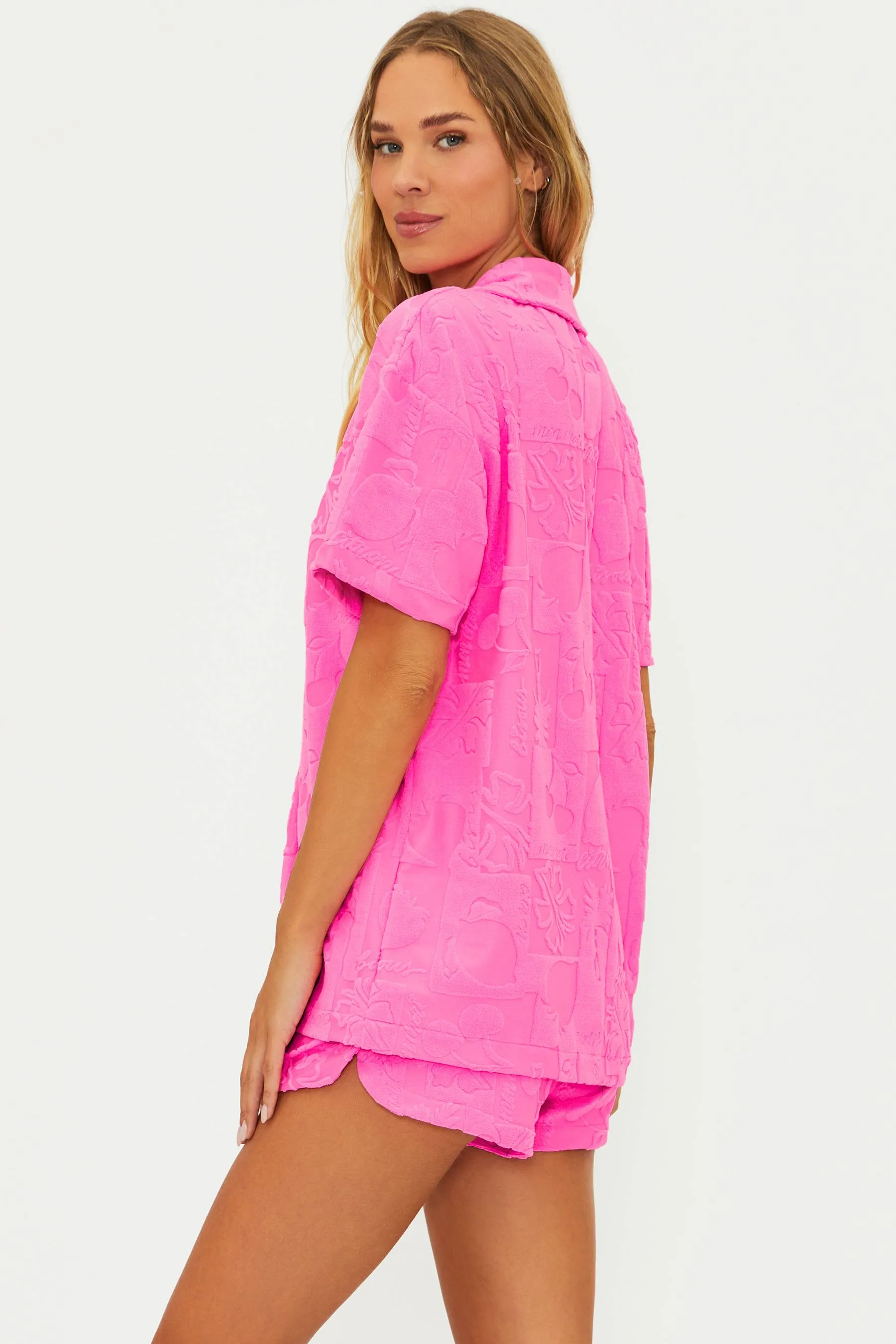 Mabel Shirt Strawberry Stand Terry Beach Riot