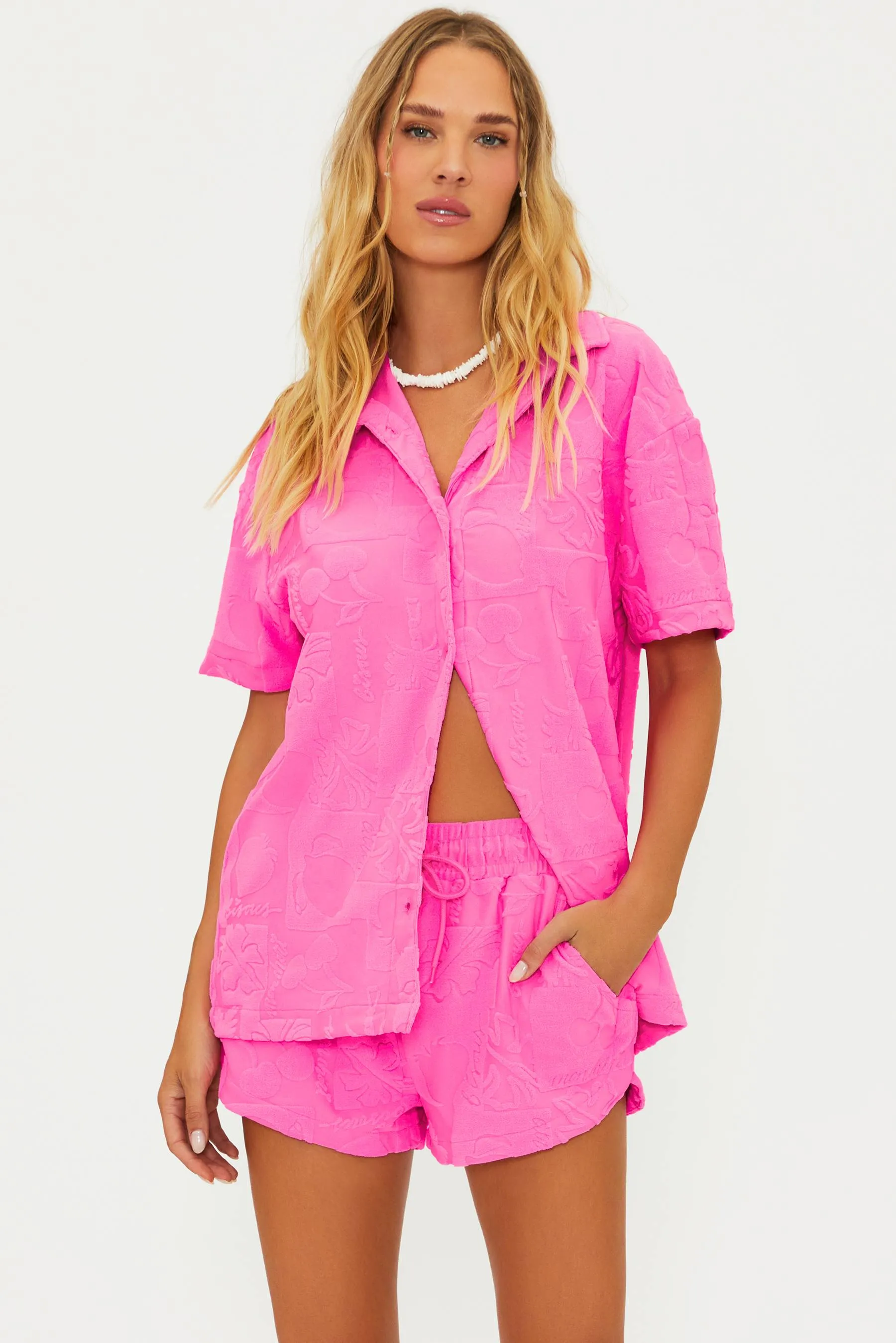 Mabel Shirt Strawberry Stand Terry Beach Riot