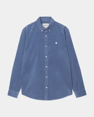Madison Fine Cord Shirt | Blue Iris / Wax Carhartt WIP