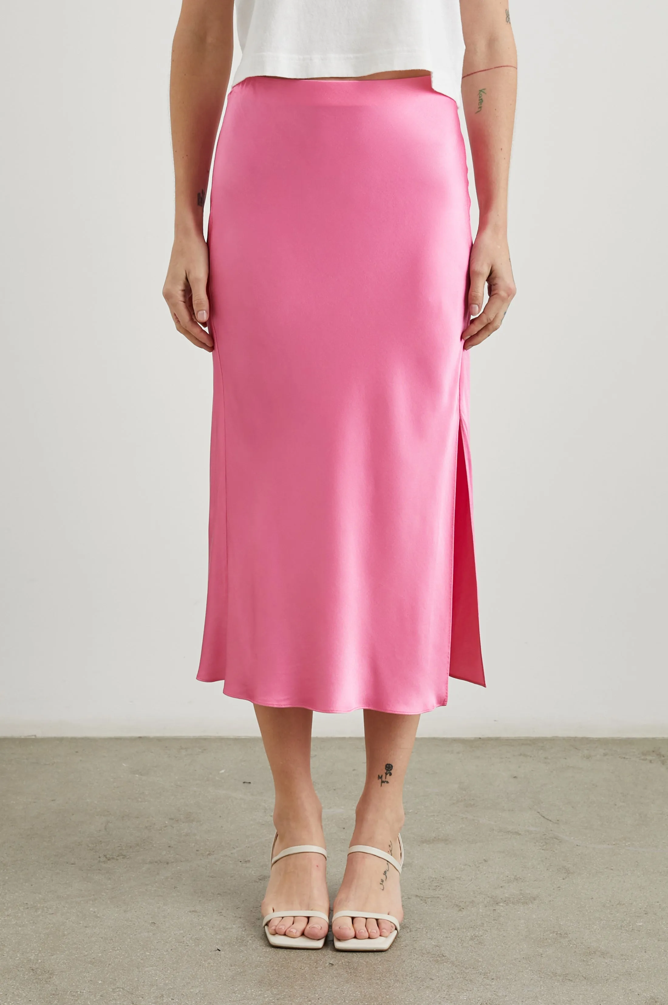 MAYA SKIRT - MALIBU PINK Rails